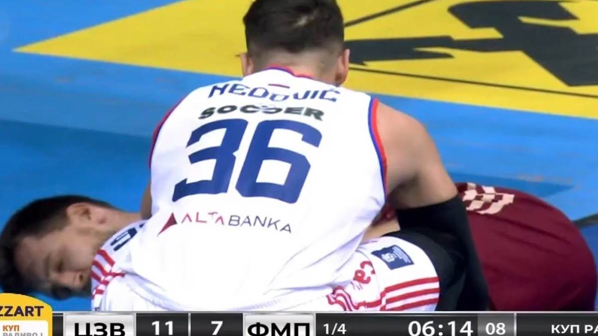  Ognjen Kuzmić povreda Zvezda FMP 