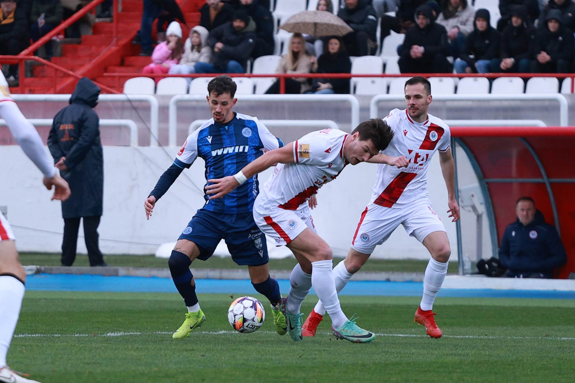  Mario Ivanković i Denis Ćorić poslije derbija Zrinjski Željezničar 