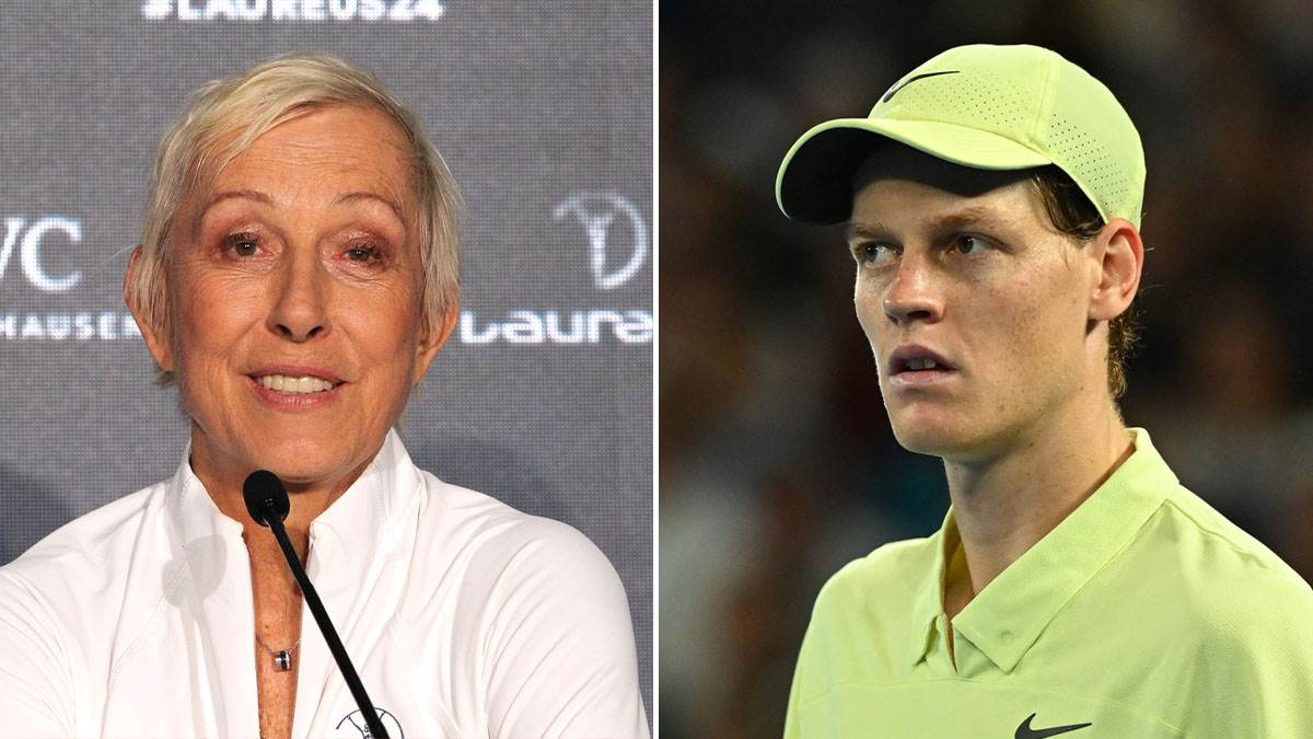  Martina Navratilova brani Janika Sinera 