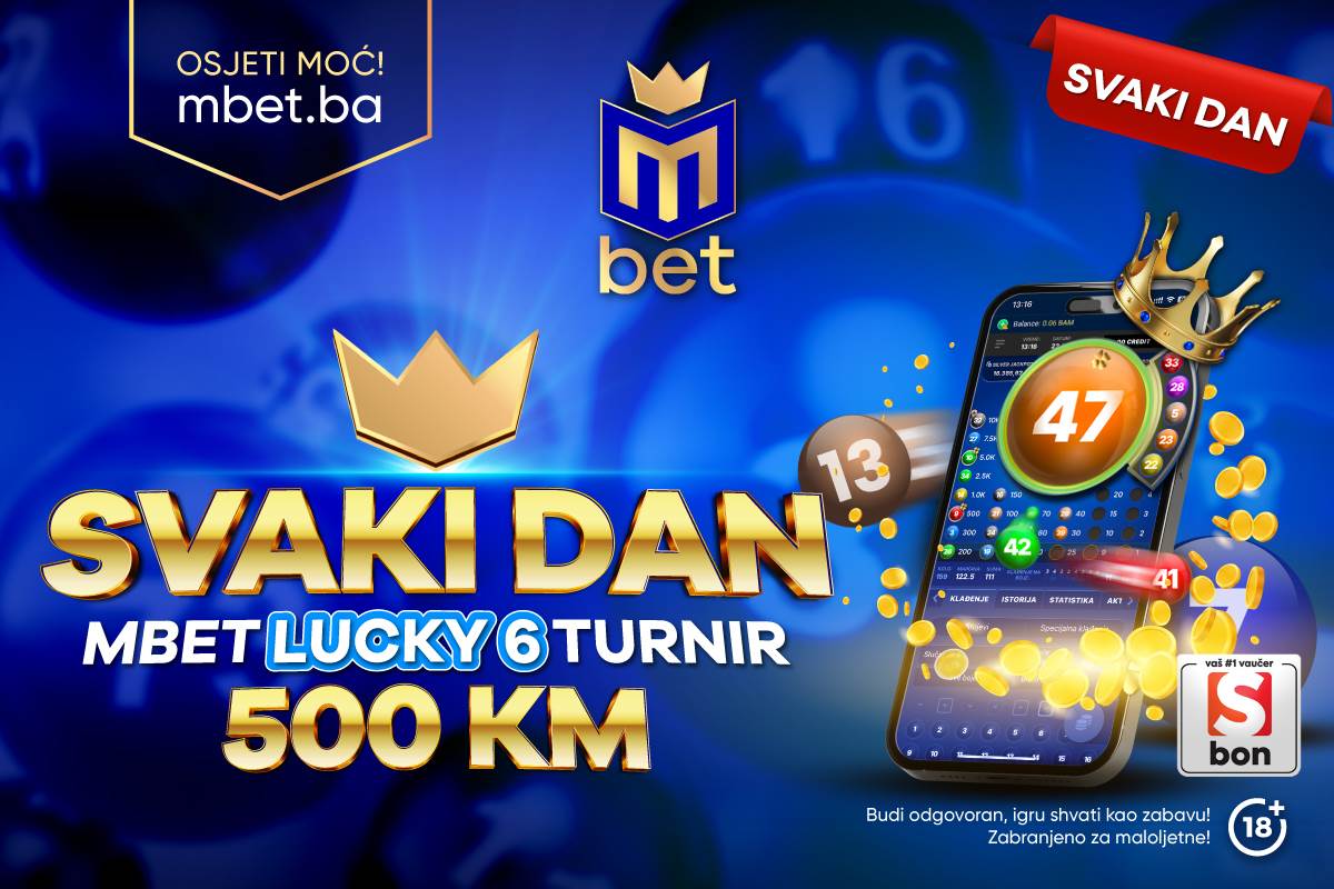  Uskoči na slot turnir: Mbet SVAKI DAN dijeli 1.500 KM 