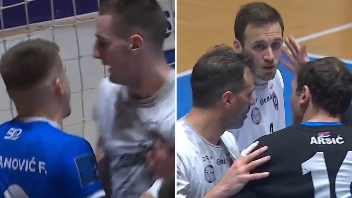 Rukomet Metaloplastika Partizan tuča Rukomet Metaloplastika Partizan tuča