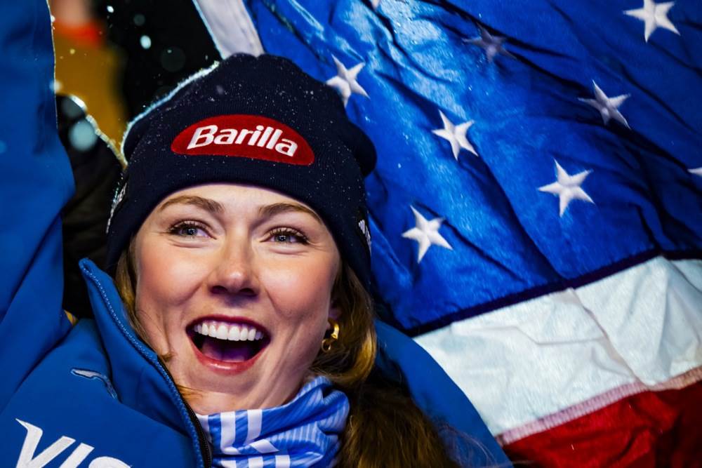  Mikejla Šifrin 100 pobjeda u Svjetskom kupu  