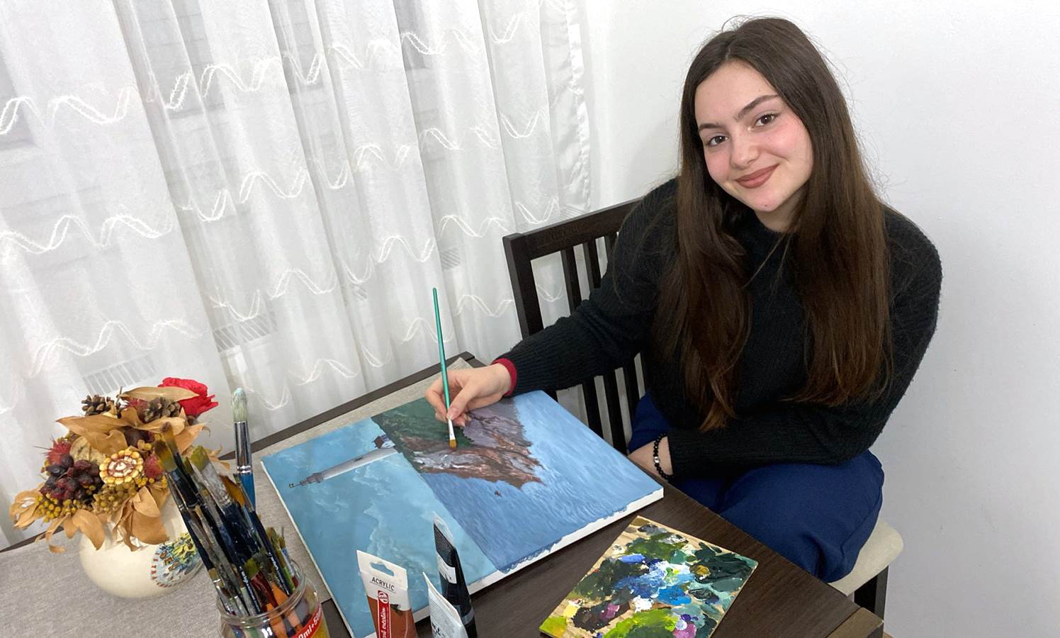 Elena Radojčić mlada umjetnica iz Kostajnice Elena Radojčić mlada umjetnica iz Kostajnice