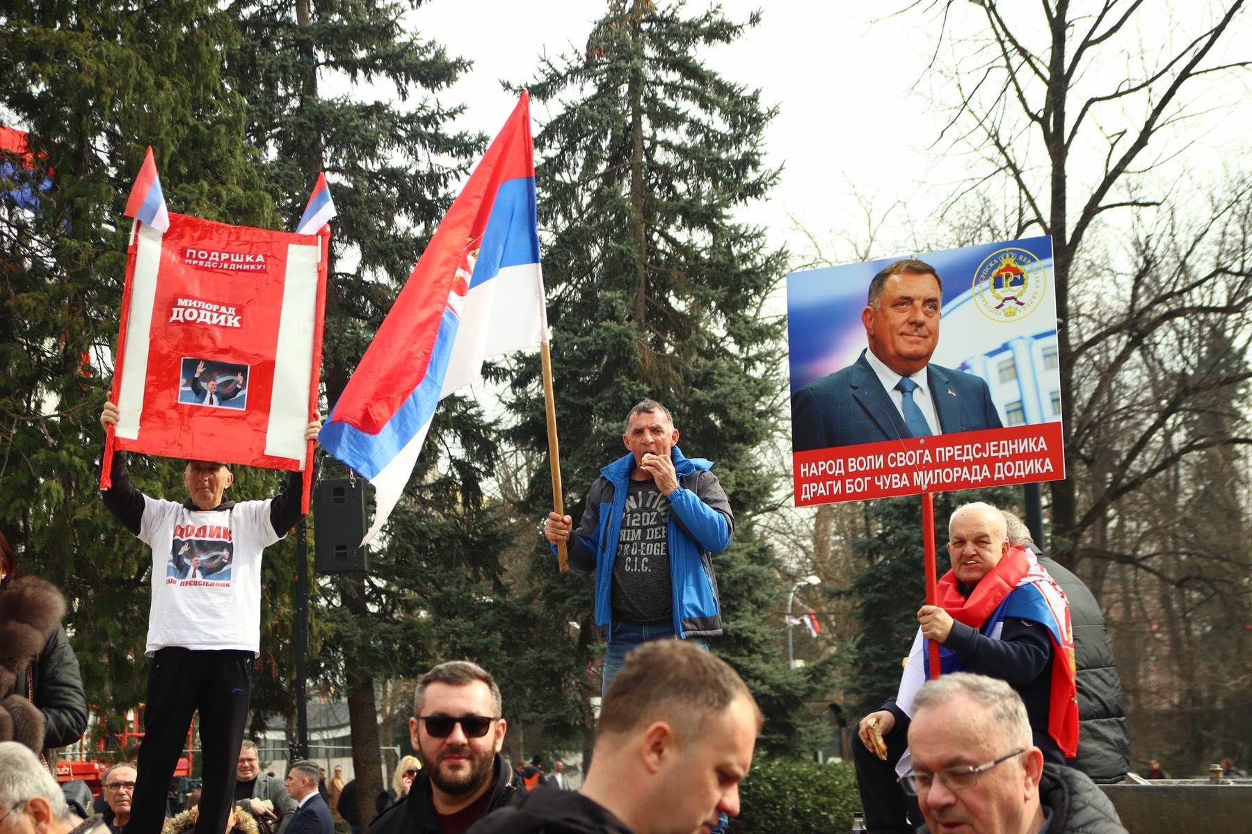  Presuda Dodiku, miting ispred NSRS u Banjaluci 