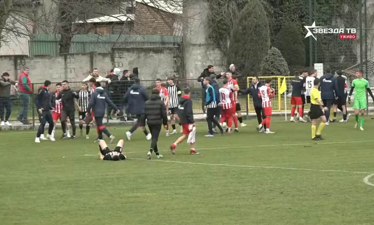 Tuča omladinaca Zvezde i Partizana Tuča omladinaca Zvezde i Partizana