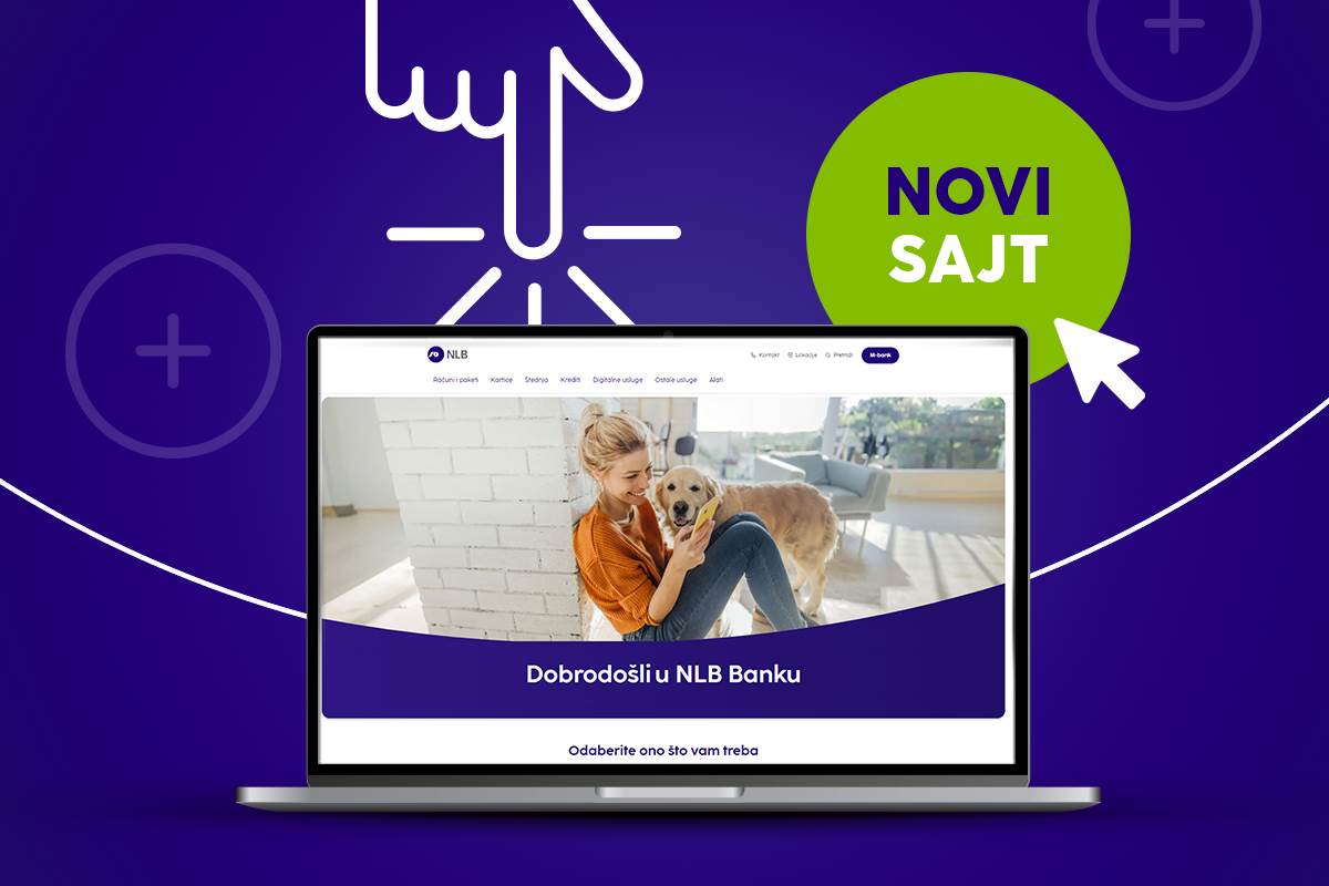 Nova web stranica NLB banke Nova web stranica NLB banke