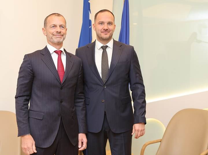Predsjednik UEFA se sastao sa Vicom Zeljkovićem Predsjednik UEFA se sastao sa Vicom Zeljkovićem