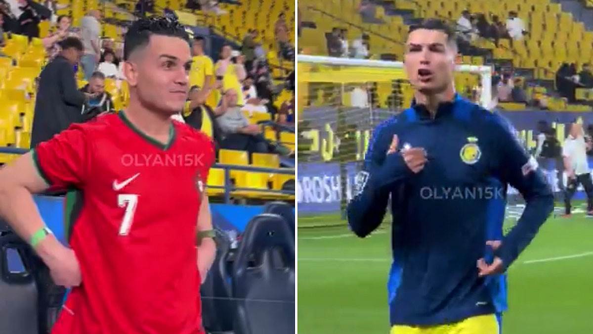 Kristijano Ronaldo se sreo sa dvojnikom Kristijano Ronaldo se sreo sa dvojnikom