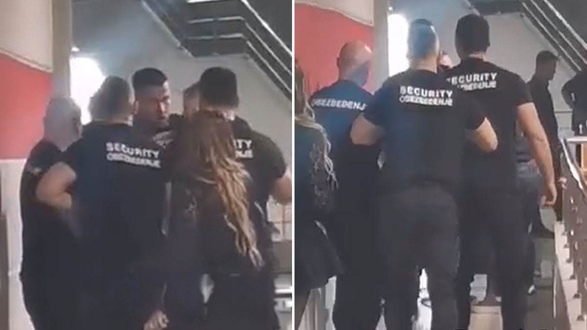 Tuča na koncertu Saše Matića Tuča na koncertu Saše Matića