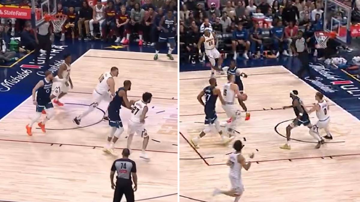 Nikola Jokić pretrčao teren za pet sekundi i zakucao Nikola Jokić pretrčao teren za pet sekundi i zakucao