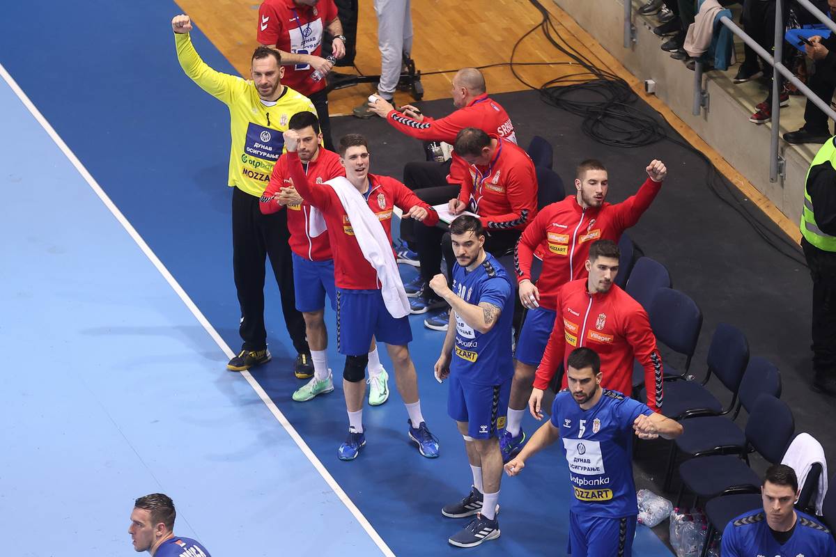 Rukometaši Srbije pobijedili Španiju 27:25 Rukometaši Srbije pobijedili Španiju 27:25