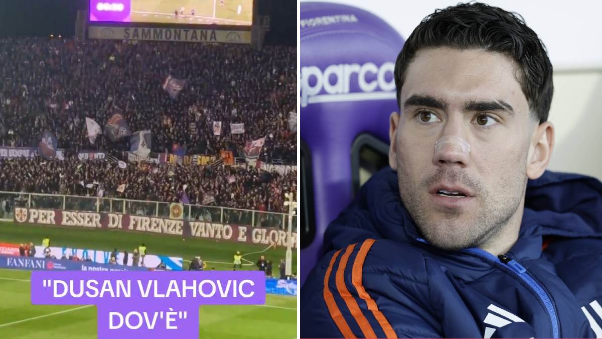 Navijači Fiorentine prozivali Vlahovića Navijači Fiorentine prozivali Vlahovića