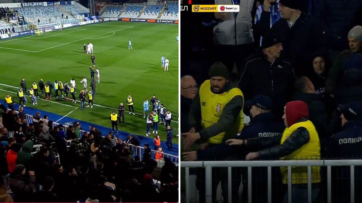 Utakmicu Novi Pazar Železničar obilježio incident na tribini Utakmicu Novi Pazar Železničar obilježio incident na tribini