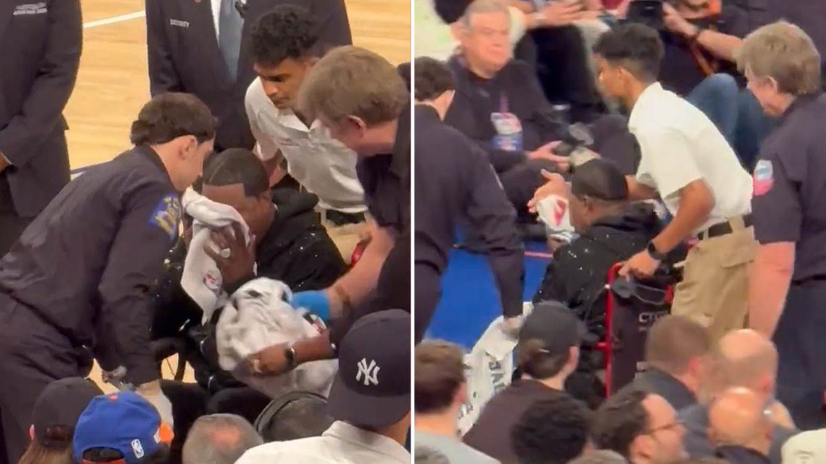 Komičaru pozlilo na NBA utakmici Komičaru pozlilo na NBA utakmici
