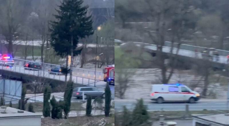 Žena skočila u nabujalu rijeku Bosnu Žena skočila u nabujalu rijeku Bosnu