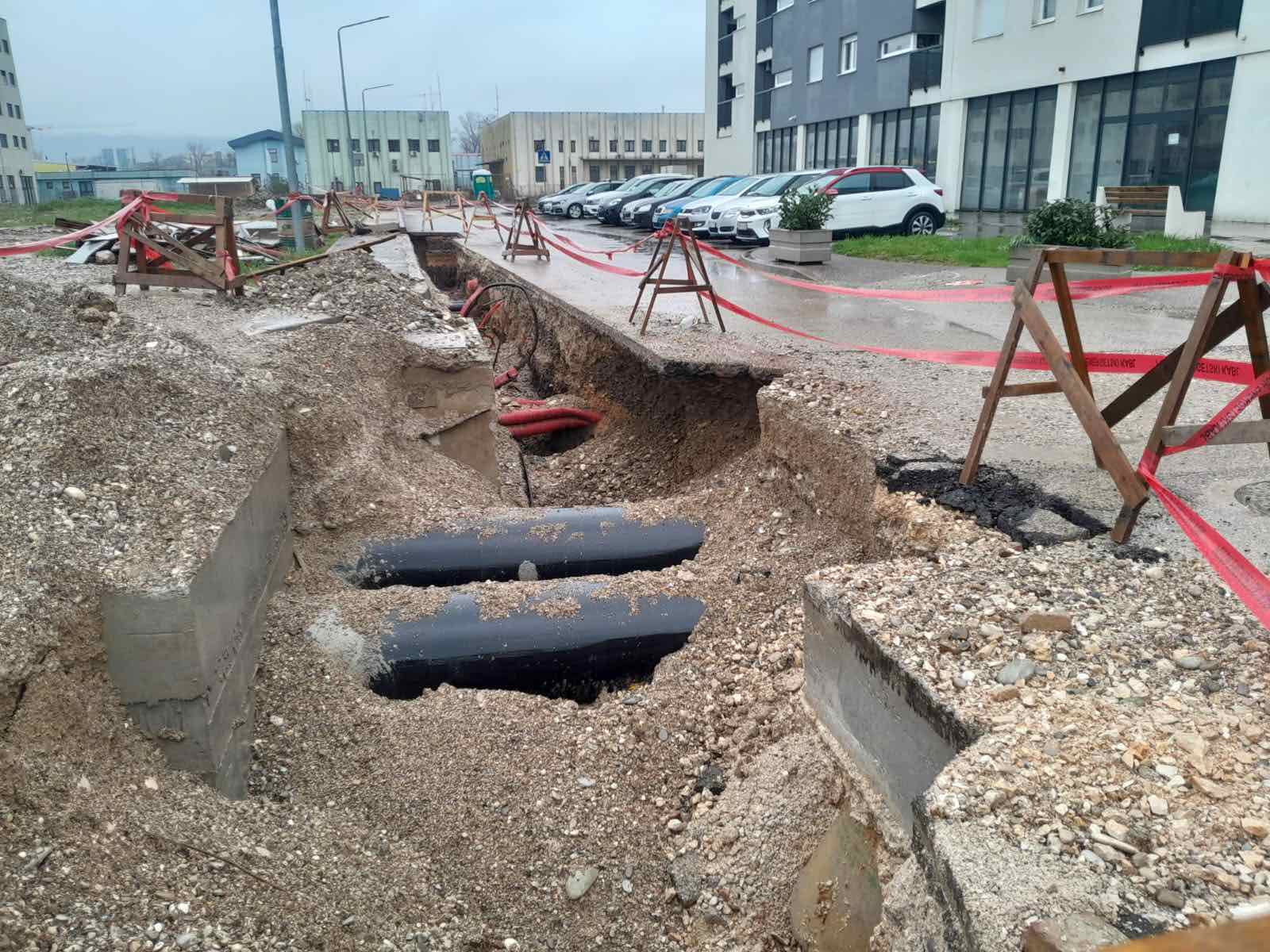  Raskopana ulica Milana Karanovića u Banjaluci 