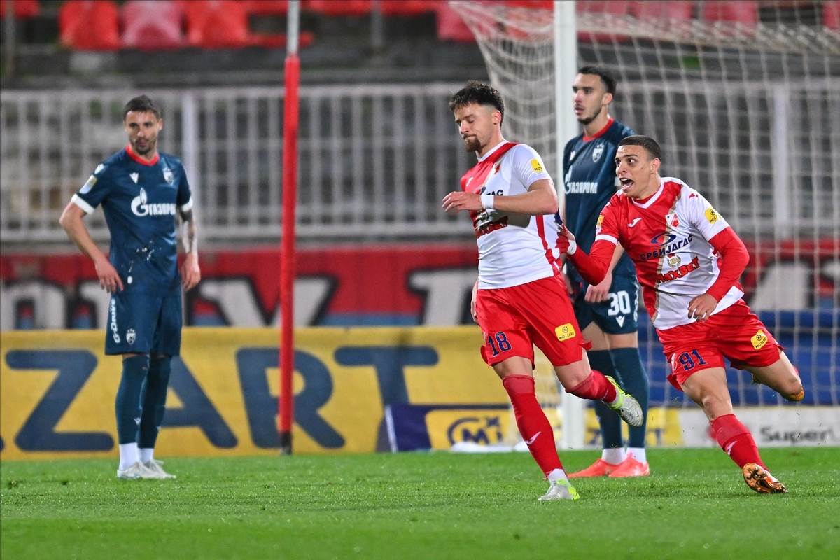  Njegoš Petrović dao gol za Vojvodinu protiv Crvene zvezde 