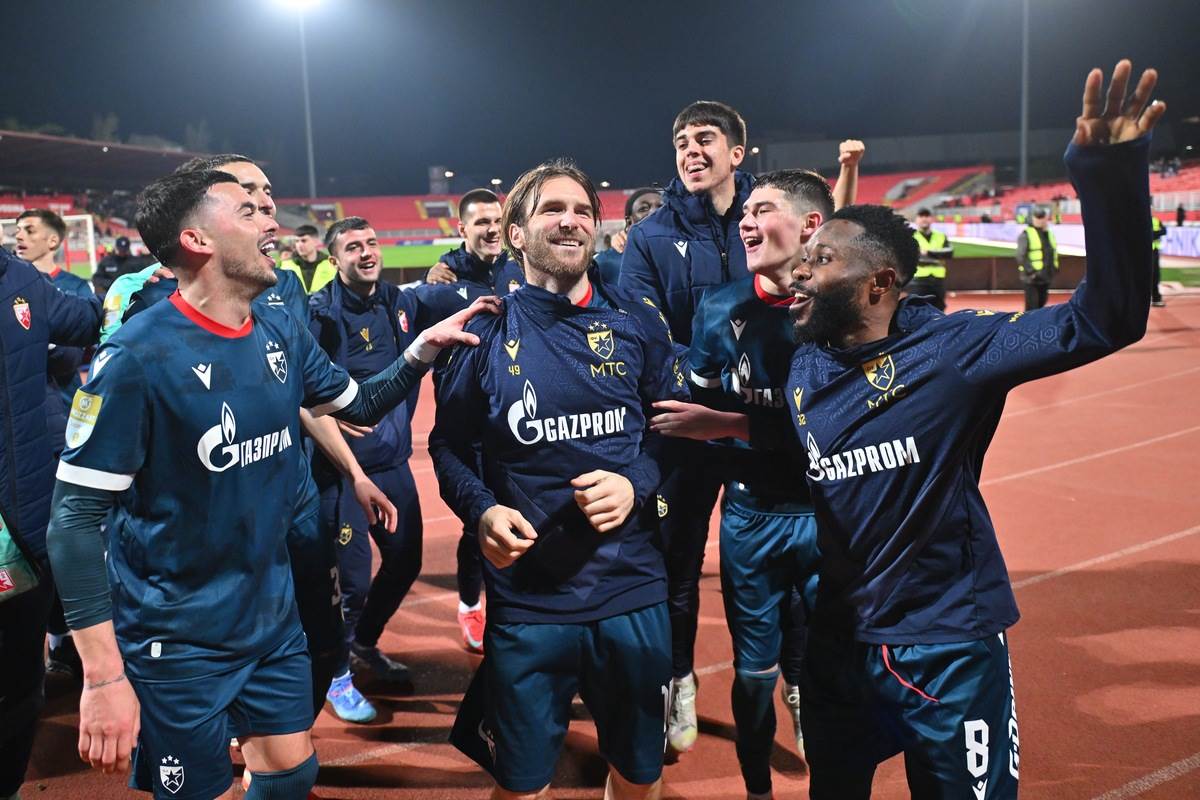  FK Crvena zvezda među pet klubova u Evropi bez poraza 