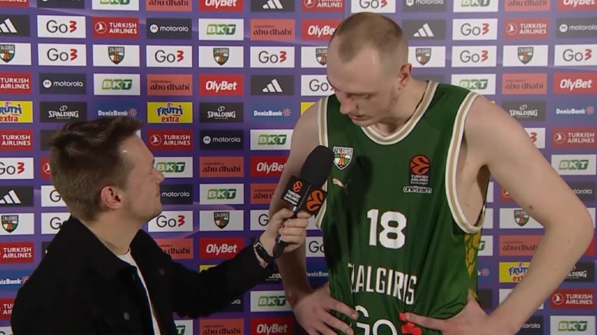  Alen Smailagić poslije pobjede Žalgirisa nad PArtizanom 