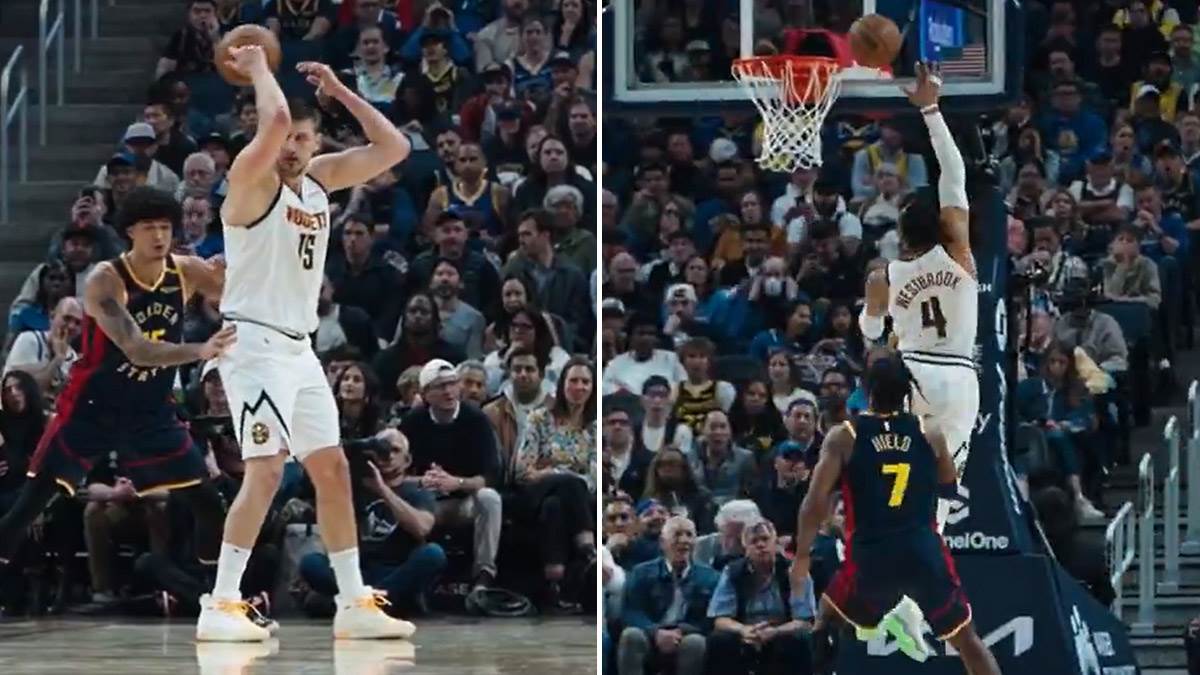  Asistencija Jokića za Vestbruka bez gledanja 