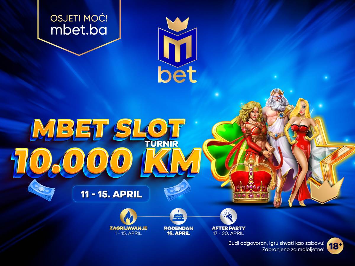 Mbet slot turnir: Rođendan se bliži, nagrade lete u nebo! 