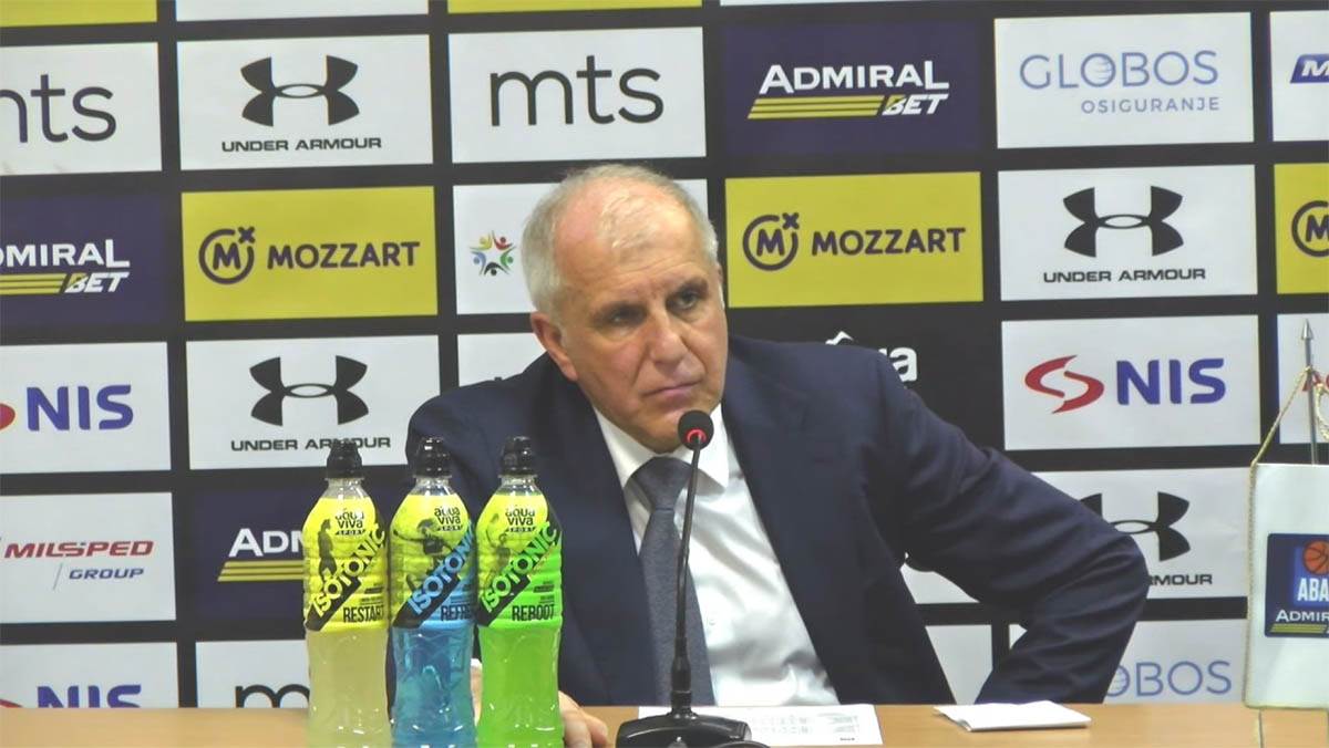 Željko Obradović nakon pobjede protiv Zvezde Željko Obradović nakon pobjede protiv Zvezde