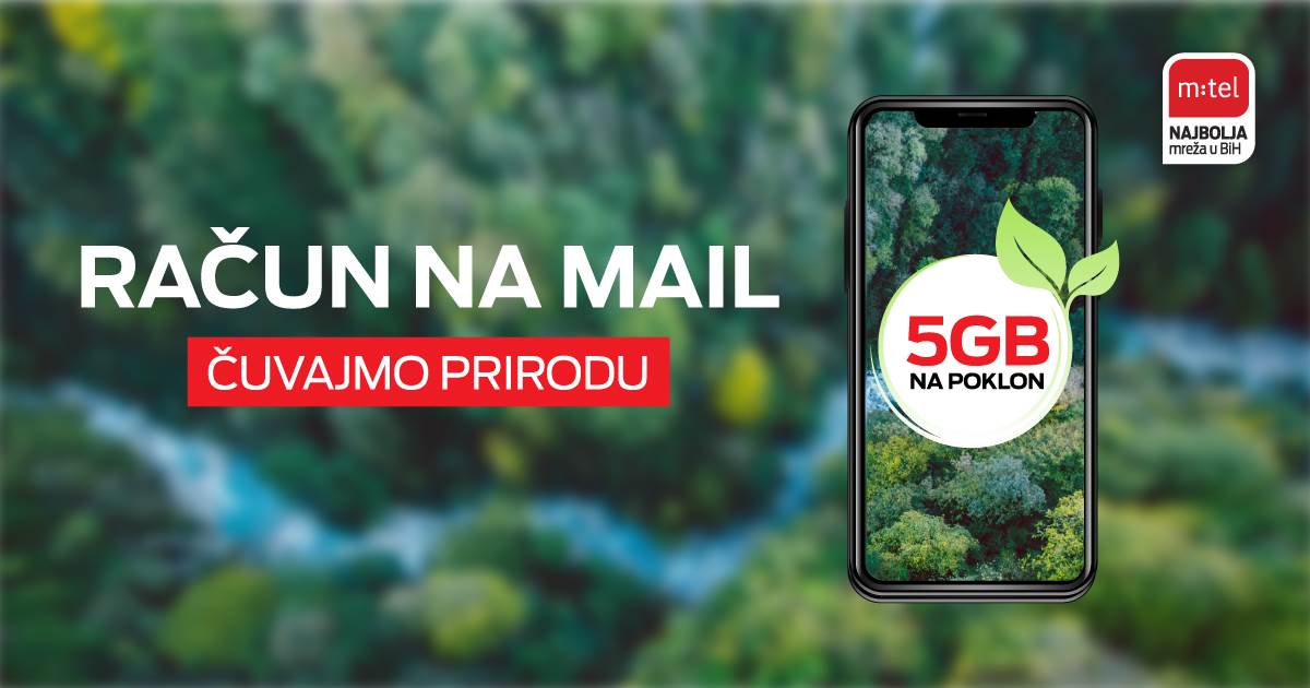 Na Dan planete Zemlje, odaberite „Račun na mail“ Na Dan planete Zemlje, odaberite „Račun na mail“