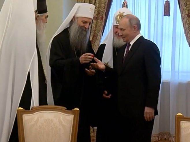  Porfirije i ruski predsjednik razgovarali o situaciji na Balkanu 