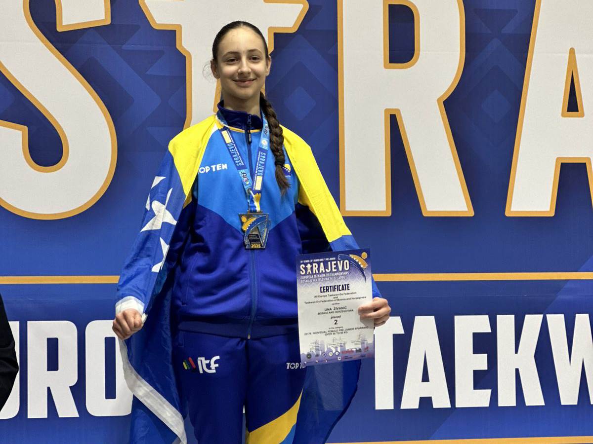  Juniorka iz Prnjavora Una Živanić evropska vicešampionka! 