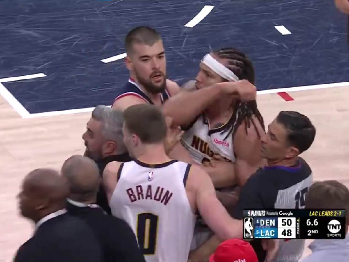  Umalo tuča na utakmici LA Klipers Denver 