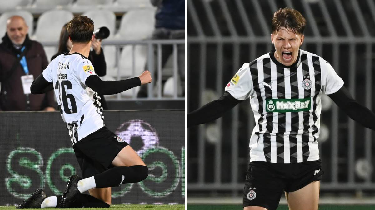  Ognjen Ugrešić nakon prvog gola u dresu Partizana 