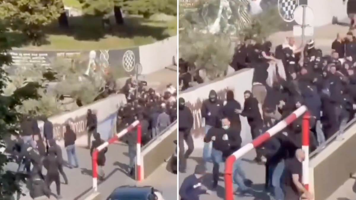  BBB Torcida tuča u Splitu 