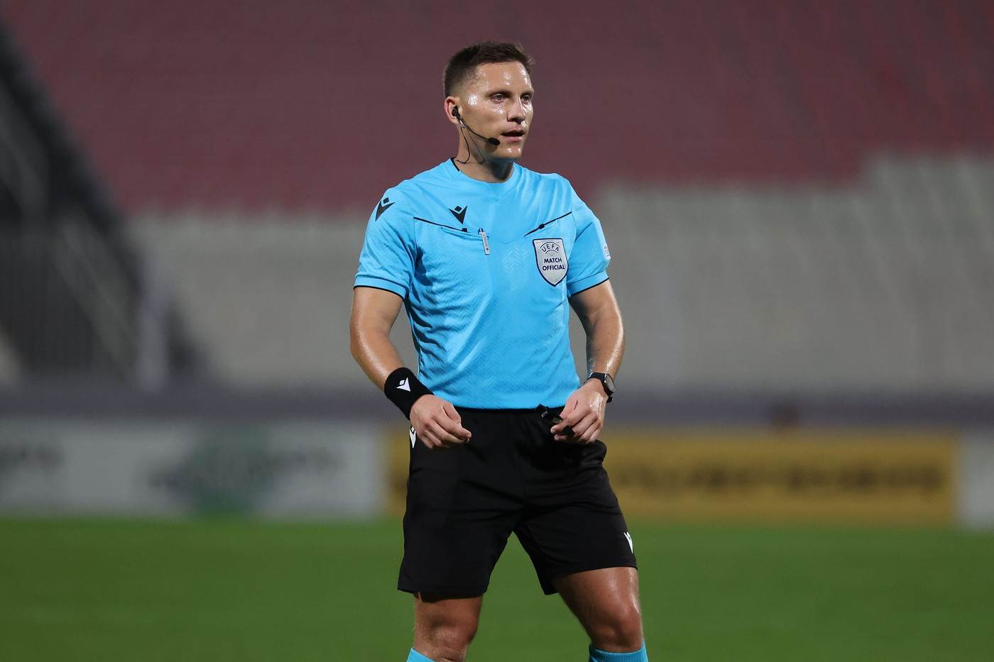  Luka Bilbija sudi meč FK Sarajevo HŠK Zrinjski Dragan Kesić duel FK Rudar Prijedor FK Borac 