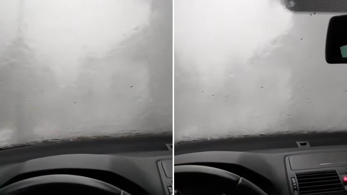  Vozač u Pančevu zatečen usred jake oluje 