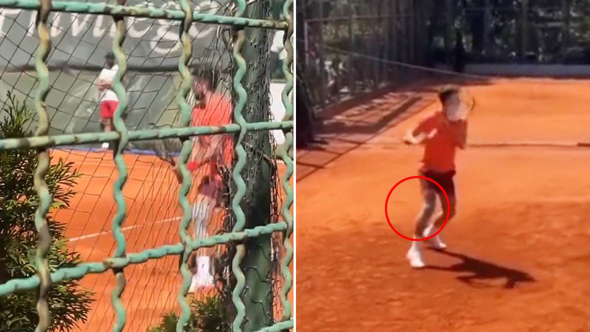  Novak Đoković ponovo trenira sa steznikom na koljenu 