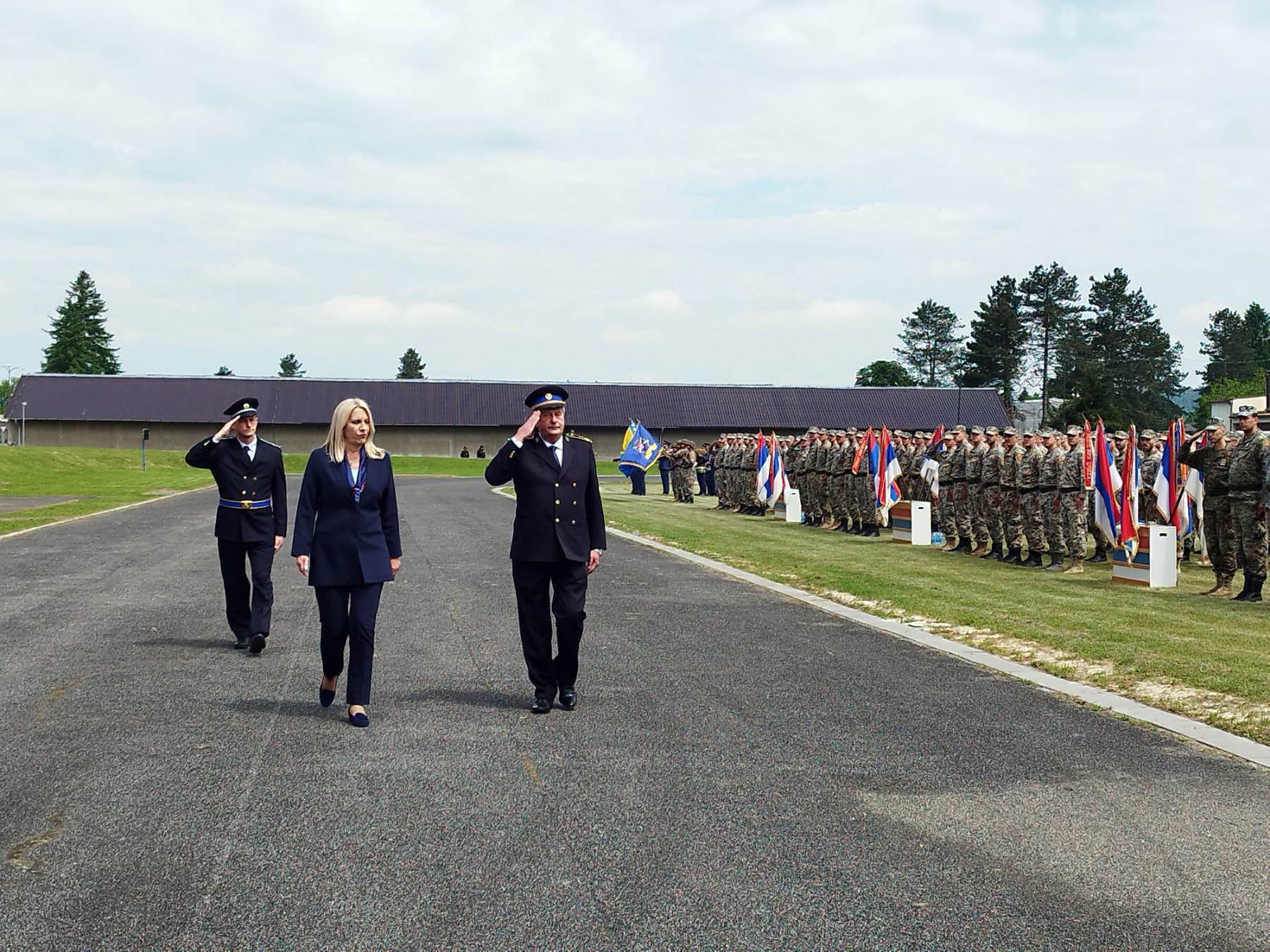  Treći pješadijski puk predao raport Cvijanovićevoj 