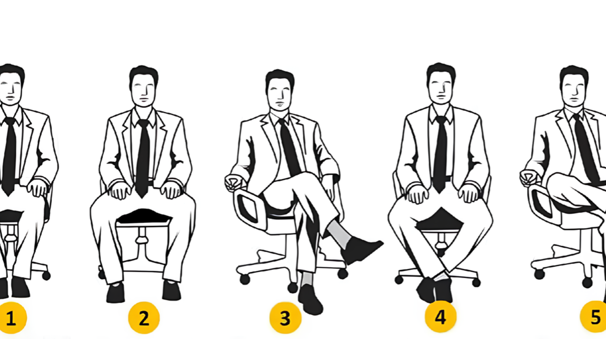  Način na koji sjedite otkriva šta mislite 