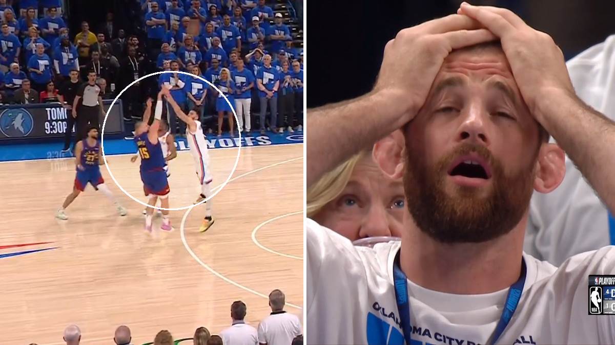  jokic pogodio trojku navijaci oklahome se hvatali za glavu 