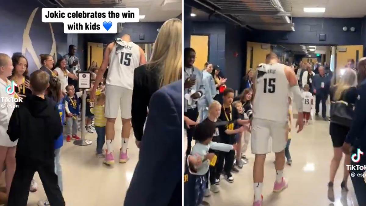  Ćerka Nikole Jokića se pozdravljalja sa djecom 