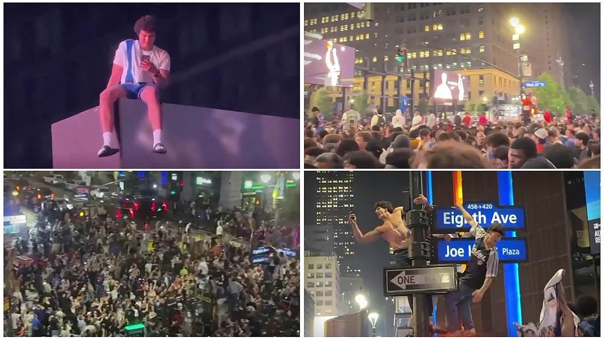  slavlje navijaca njujork niksa 