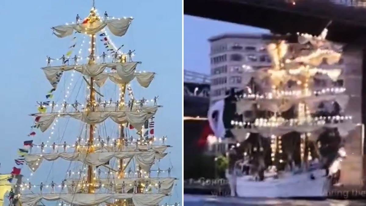  Brod udario u bruklinski most 