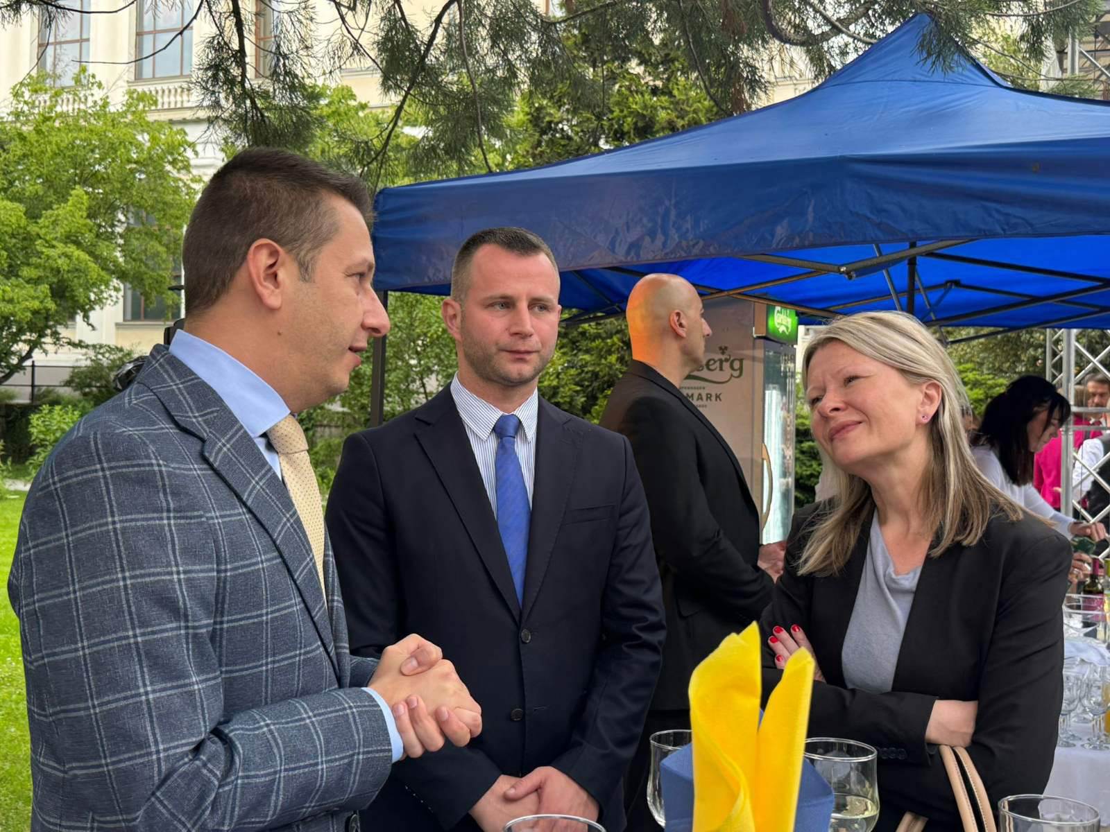 Goganović napustio prijem zbog govora danskog ambasadora Goganović napustio prijem zbog govora danskog ambasadora
