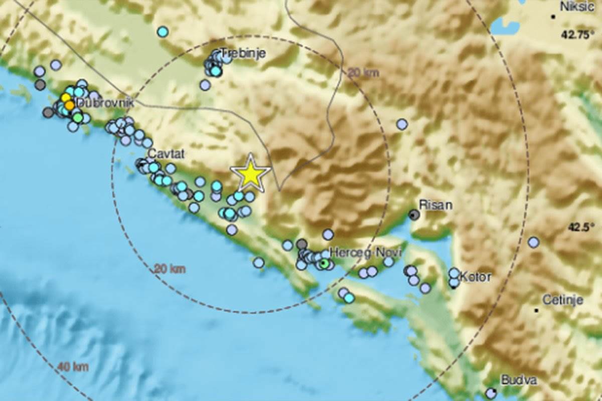  Zemljotres kod Trebinja 