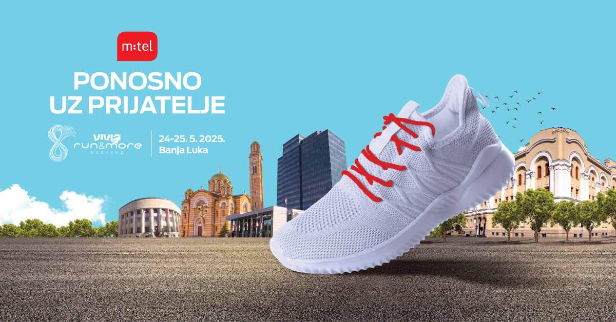  m:tel ponosni prijatelj banjalučkog polumaratona i „Run&More Weekend“ festivala 