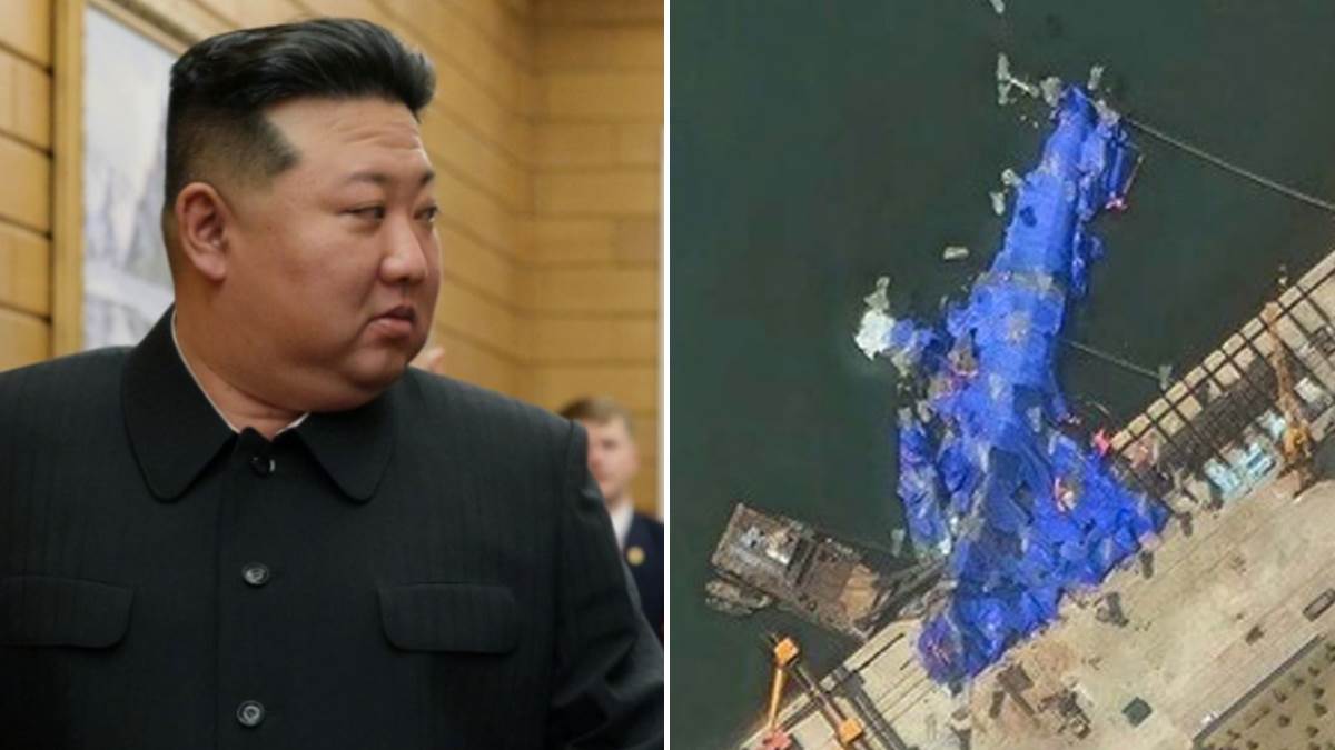   fotografije potonulog sjevernokorejskog ratnog broda 