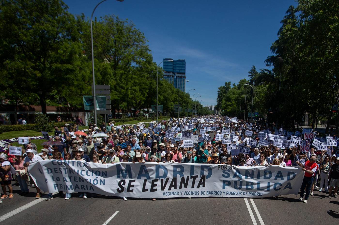  Protest u Madridu: Desetine hiljada ljudi traži bolju javnu zdravstvenu zaštitu 