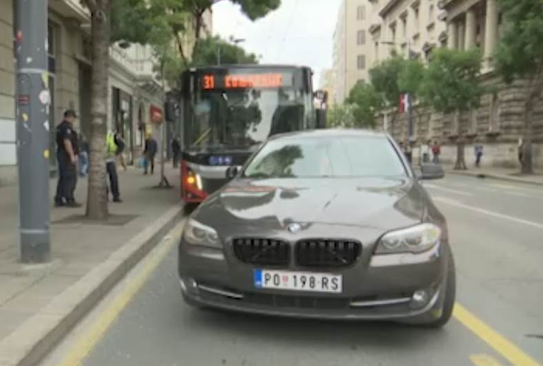  Sudar autobusa i automobila u Beogradu 