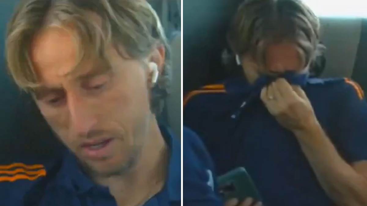  Luka Modrić plakao na oproštaju od Real Madrida 