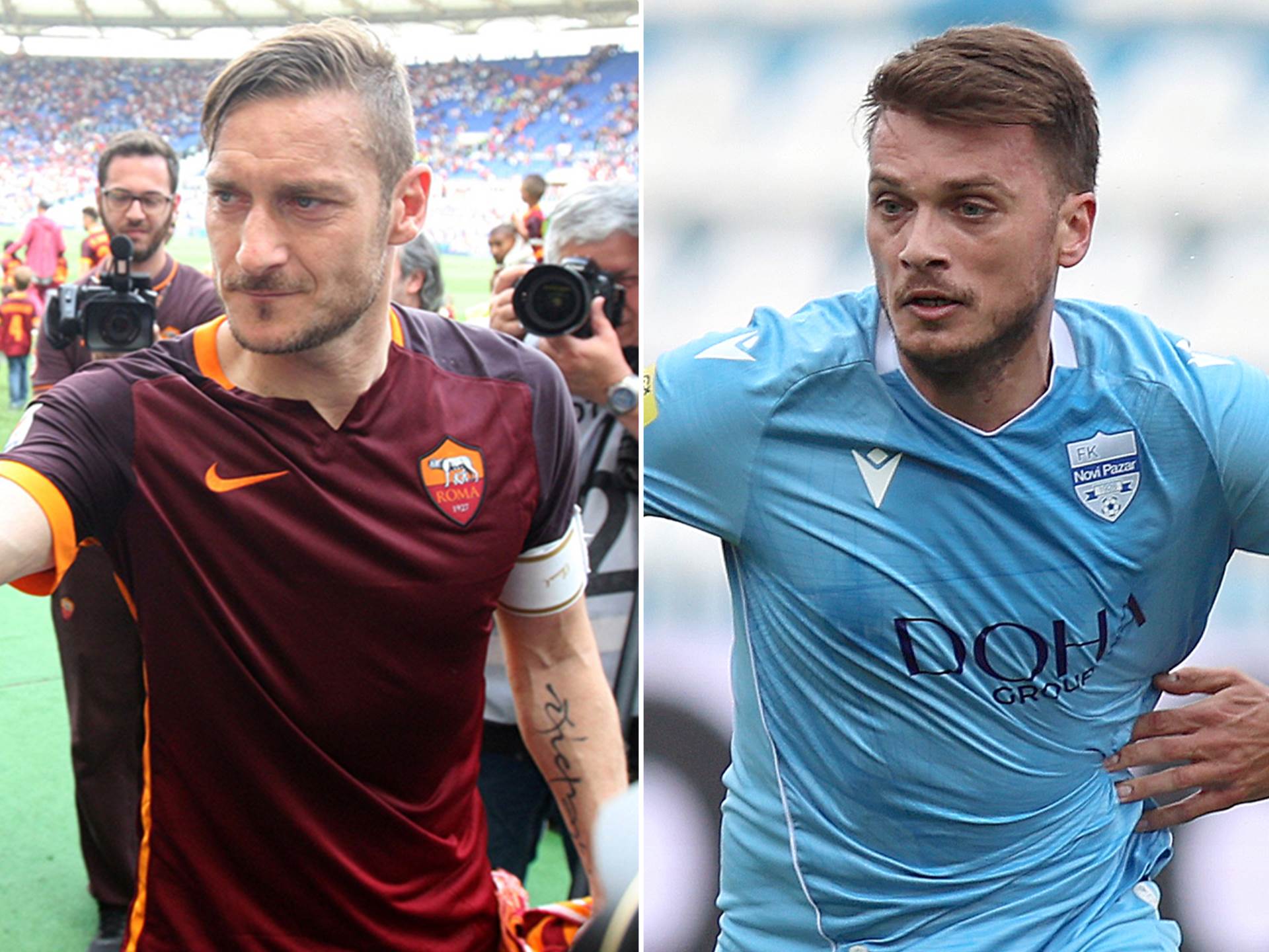  Frančesko Toti i Adem Ljajić 