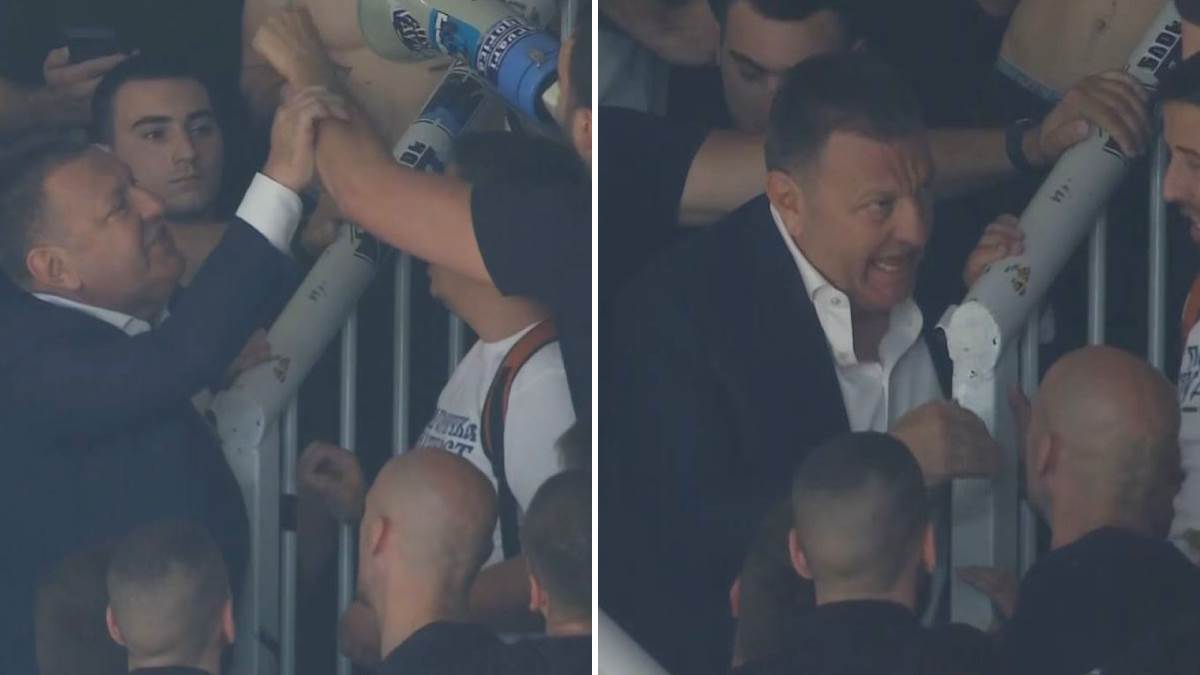  Predsjednik Budućnosti otišao do navijača 